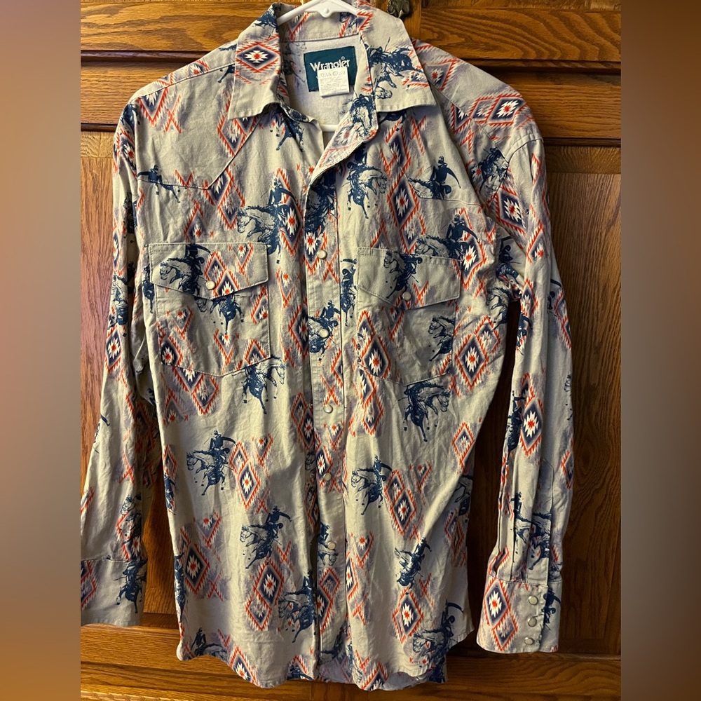 Wrangler Vintage Western Pearl Snap Shirt Women’s